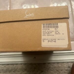 Christian Louboutin Black Platform Pumps